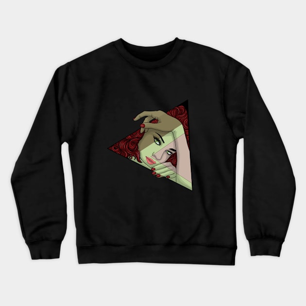 Halloween Girl Crewneck Sweatshirt by Astrablink7